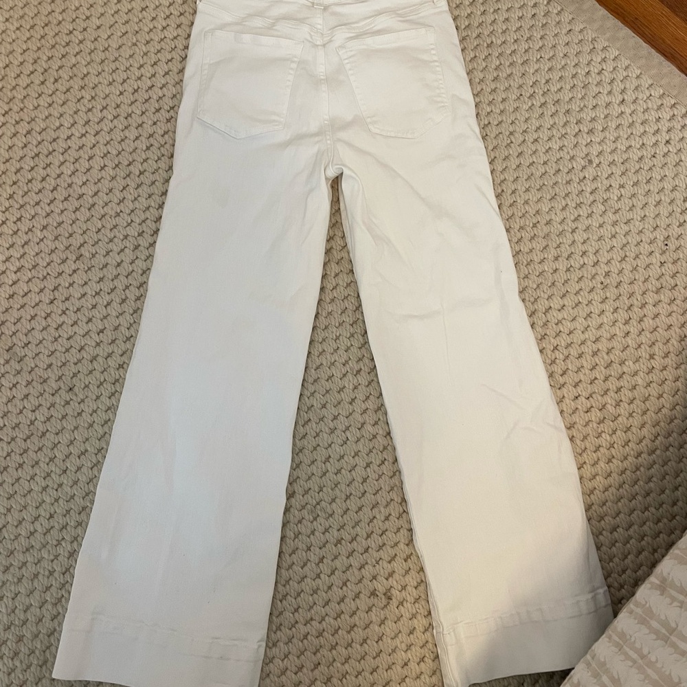 Jcrew White Wide-Leg Jeans / Pants